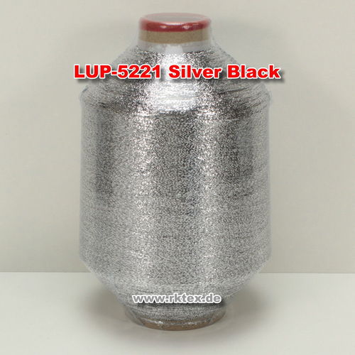 Lurex PMR3720 Glitzergarn Farbe Silver Black 5221